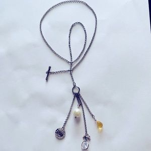 Juicy Couture charms necklace sliver